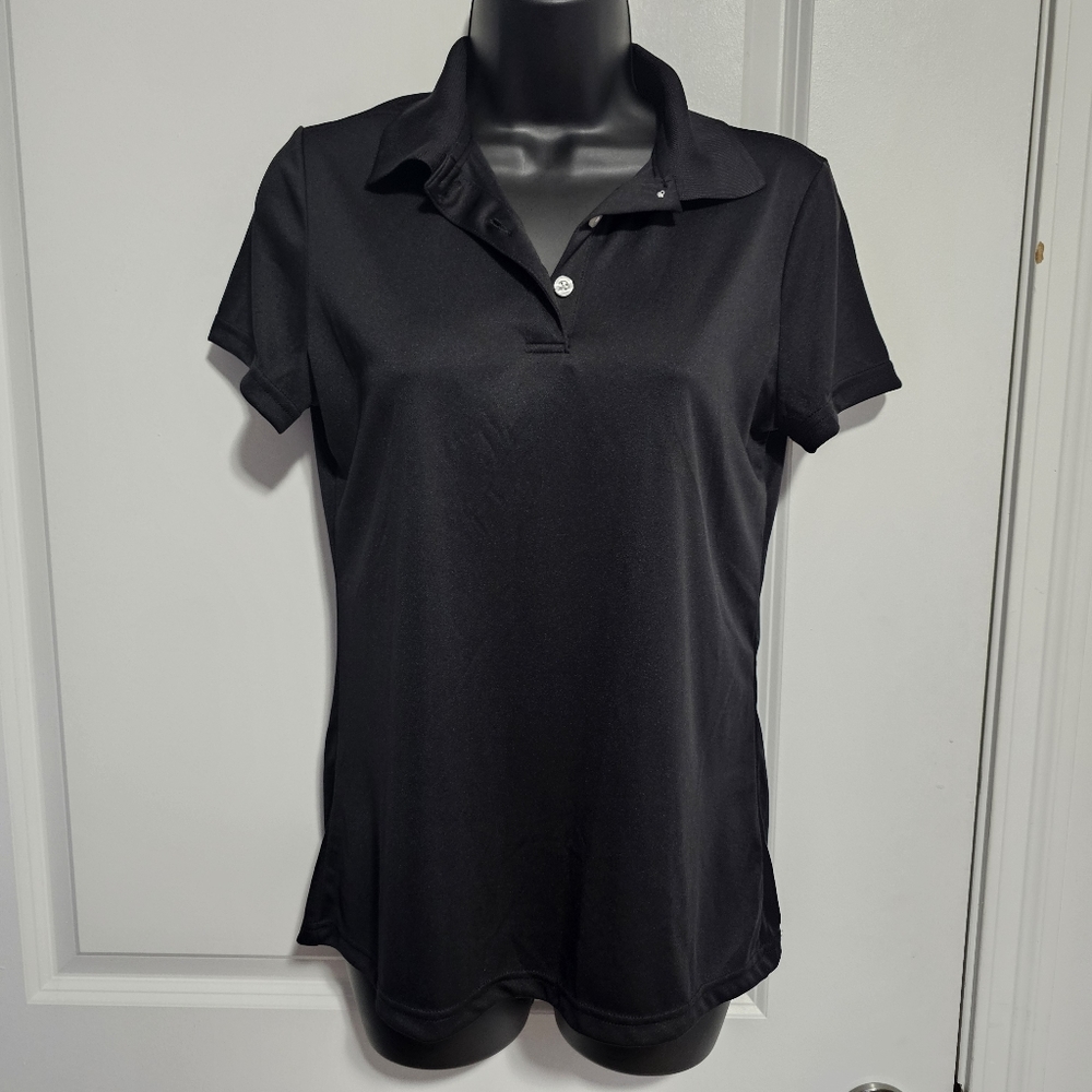 Black Hanes Polo